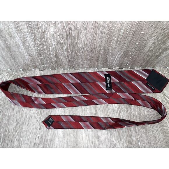 Van Heusen Men's Silk Ties Set of 3 Geometric Designer Multicolor - Picture 9 of 9